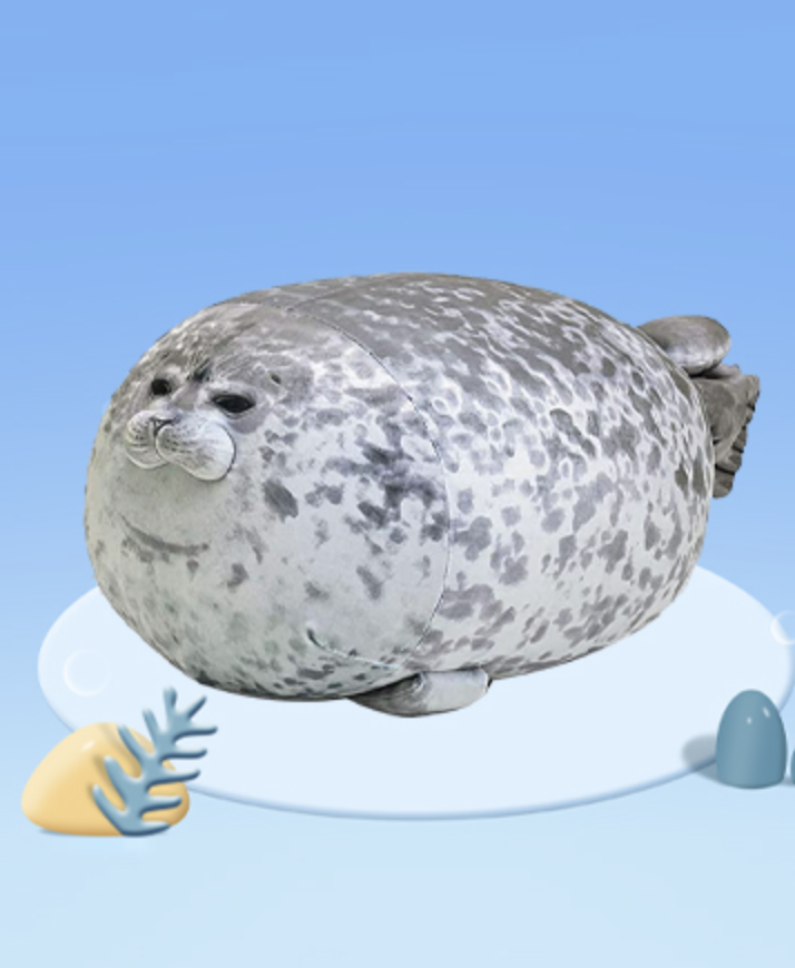 Chubby Blob Seal Pillow