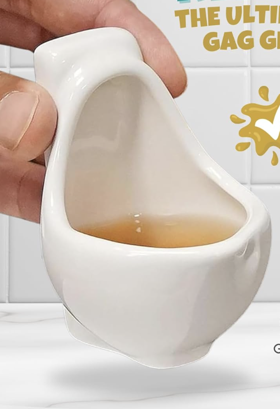 Ceramic Urinal Shot Glasses